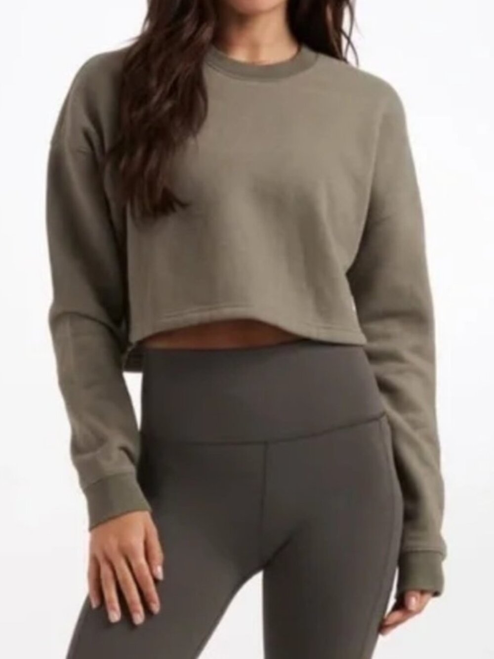 Vuori Restore Cropped Crewneck : XS